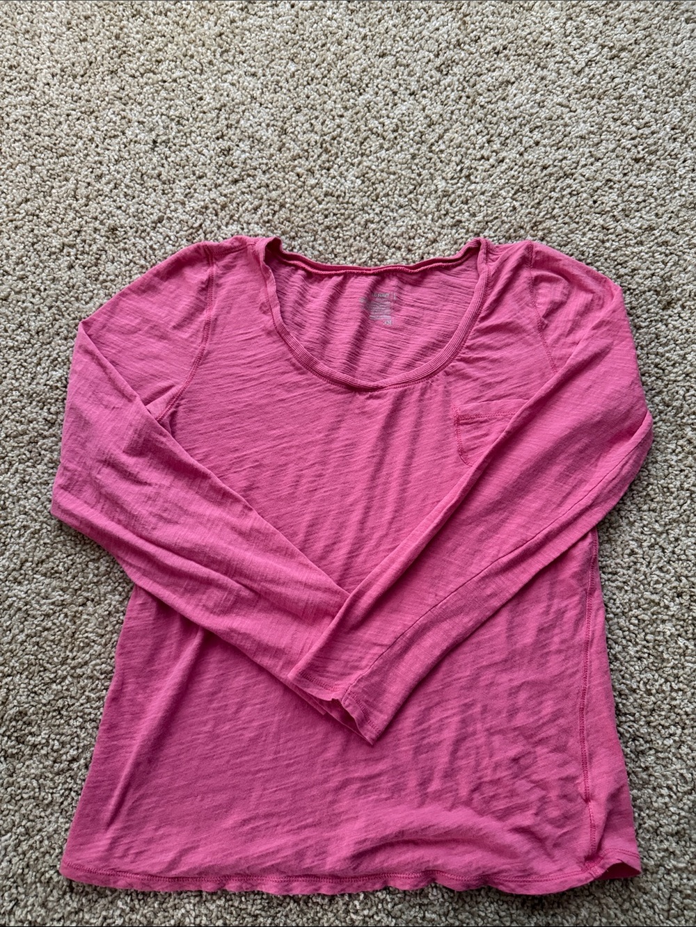 OLD NAVY Long Sleeve Tee in Pink Size Large